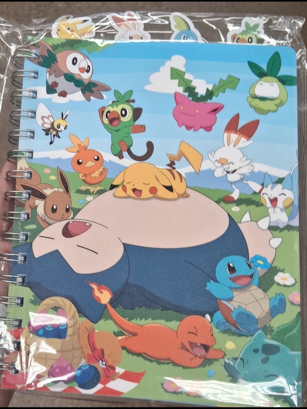 New Pokemon Tabbed Journal Book